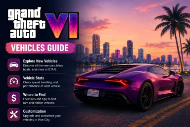 GTA 6 vehicles guide